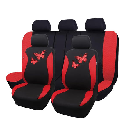 Flying Banner Butterfly car seat Covers ful Set Fa