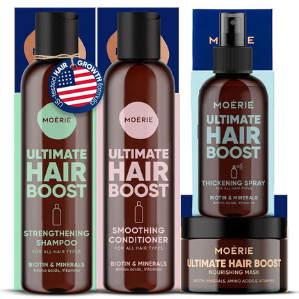 Moerie Shampoo and Conditioner Plus Hair Mask and 