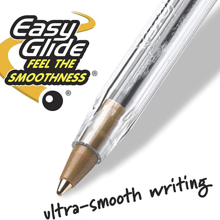 BIC Cristal Xtra Smooth Ball Pen Combo Set: Set Includes 10 Black, 10 Blue, and 10 Red. by BIC
