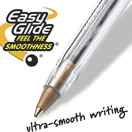 BIC Cristal Xtra Smooth Ball Pen Combo Set: Set Includes 10 Black, 10 Blue, and 10 Red. by BIC