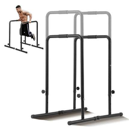 VEVOR Dip Bars, 200 kg Capacity, Heave Duty Dip St