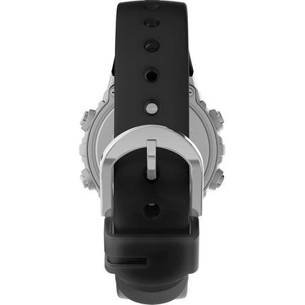 Timex Unisex Sport 33 mm Watch - Black Resin Band Digital Dial Black Case TW5M62700