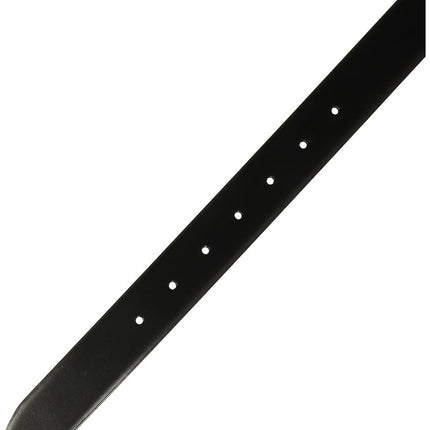 Perry Ellis Portfolio Men's Black Matte Buckle Big and Tall Belt, Black/Brown Reversible, 46