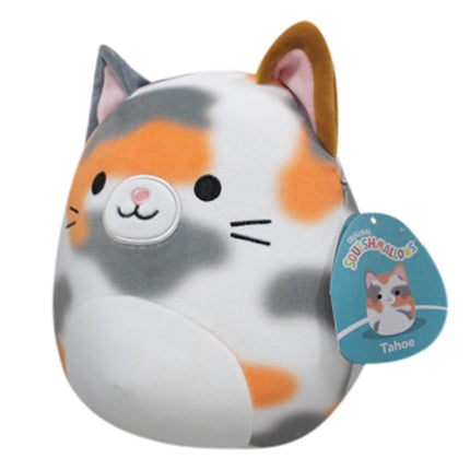 Squishmallows Gato Carey Tahoe de 8 Pulgadas - Peluche Oficial Ultrasuave de Kelly Toy