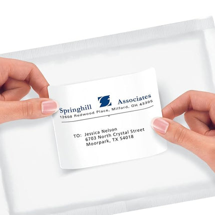 Avery 55164 Repositionable Shipping Labels, Laser, 3 1/3 x 4, White (Box of 600 Labels)
