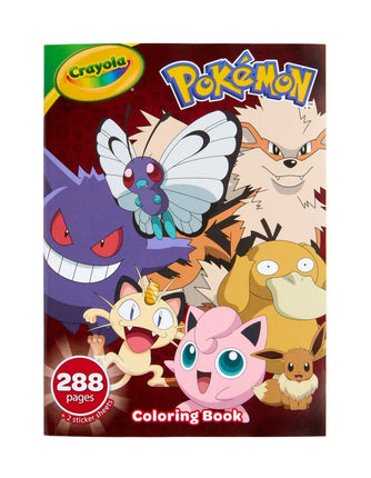 Crayola Pokémon Coloring Book, 288 Pgs, Pokémon Co