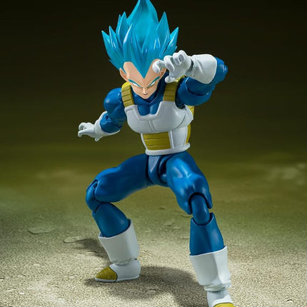 TAMASHII NATIONS - Dragon Ball Super - Super Saiyan God Super Saiyan Vegeta -Unwavering Saiyan Pride-, Bandai Spirits S.H.Figuarts Action Figure