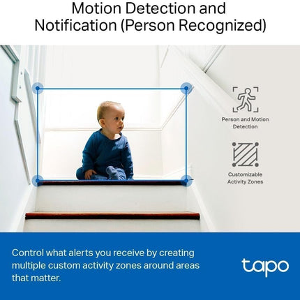 Tapo RIIMUHIR TP-Link Smart Home Security WiFi Camera, Records in 1080p (Full HD) | Up to 30 ft Night Vision | Up to 128 GB microSD Card Slot | Works w/Alexa and Google C100