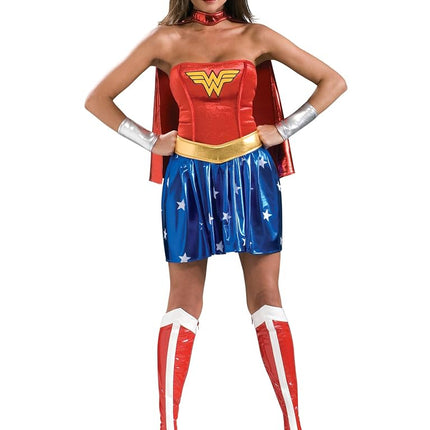 Rubies Official Wonder Woman Costume, Medium (6 -10), Reds