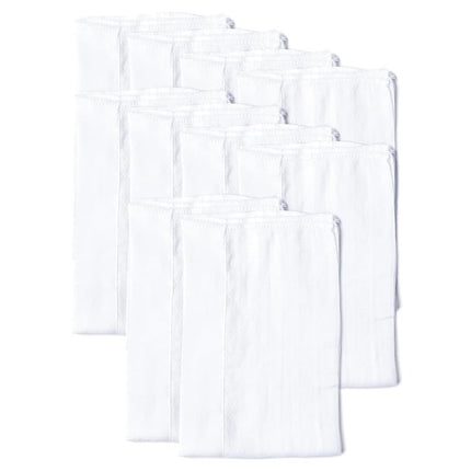 Gerber Birdseye 3-Ply Prefold Cloth Diapers, White