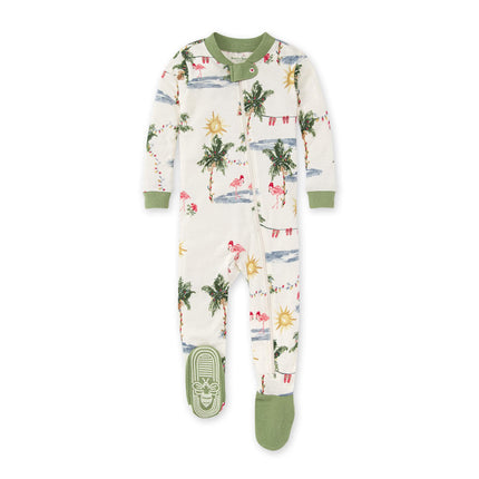 Burt's Bees Baby Ly29308-msl-6m Pajama Set, Tropical Holiday, 6 Months