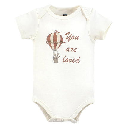 Hudson Baby Unisex Baby Bodysuits de algodón, Globo Aerostático, 12-18 Meses, Globo Aerostático, 12-18 Meses