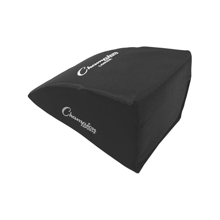 Champion Sports Cushioned Catcher's Knee Support - Durable Ergonomic Design Knee Support - Adults 5'8" and Over, Black