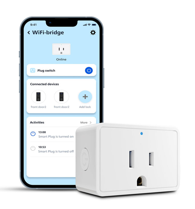 Philips Wi-Fi Gateway, control remoto sin llave y gestión de cerraduras por Bluetooth, puente Wi-Fi, funciona con Alexa y Google Home para control por voz