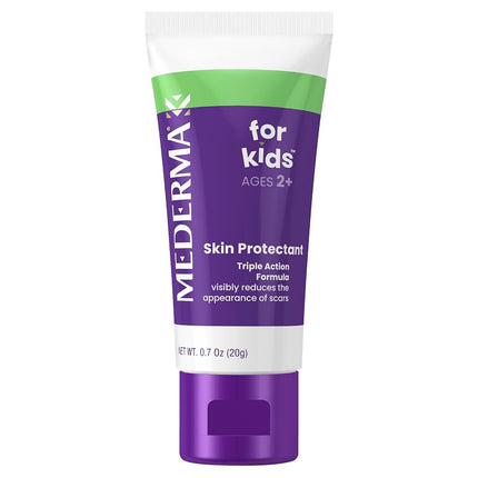 Mederma Scar Gel for Kids, Reduces the Appearance of Scars, 1 Pediatrician Recommended, Goes on Purple, Rubs in Clear, Kid Friendly, Grape Scent, Twin Pack for Kids 40g (2 x 20g)