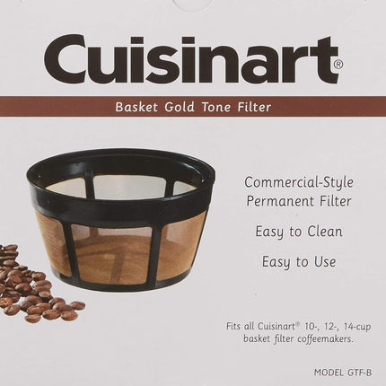 Cuisinart GTF-B Gold Tone Coffee Filter, Plastic, Burr Mill