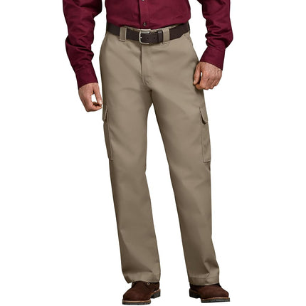 Dickies Men's Relaxed Straight-fit Cargo Work Pant Utility, Desert Sand V1, 30W / 30L