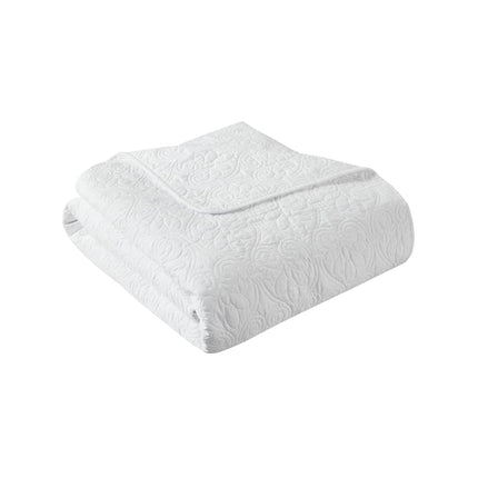 Madison Park Madison Park Luxe Quilted Throw Blank