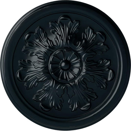 Ekena Millwork CM12LENSF Legacy Acanthus Ceiling Medallion, Hand-Painted Night Shade, 12 3/4" OD x 7/8" P (Fits Canopies up to 3 1/2")