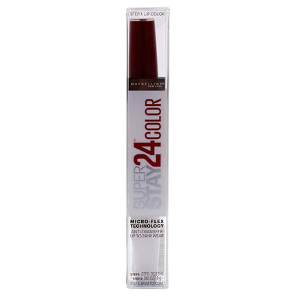 Maybelline New York Superstay 24, 2-Step Lipcolor, Keep Up The Flame 025, (Pack of 1)