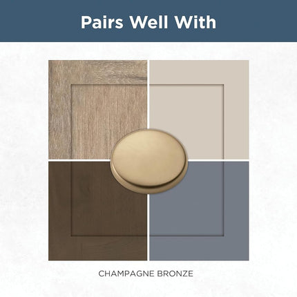 Franklin Brass P29520Z-CZ-B Straight Bar 3 Inch Cabinet Pull, 3" (76 mm), Champagne Bronze, 10 Count