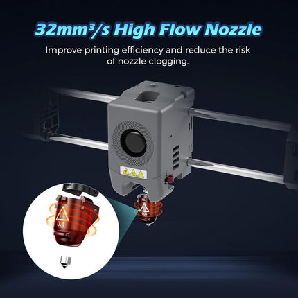 FLASHFORGE Adventurer 5M Pro Nozzle, 0.4mm 280℃ High Flow 32mm³/s Nozzle for Stable High-Speed Printing, Adventurer 5M Hotend, 3S Quick-Detachable Nozzle