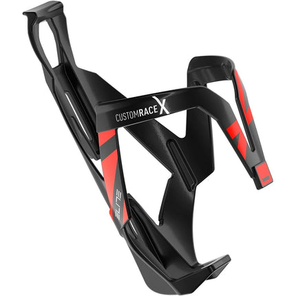 Elite Custom Race X Bottle Cage Black Glossy Red G