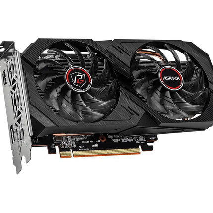 Asrock Radeon RX 6500 XT Phantom Gaming 4GB OC GDDR6 Graphics Card, RDNA2, AMD FidelityFX, 1024 Streams, 2820MHz Boost