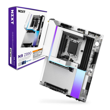 NZXT N9 Z890 - Intel Z890 LGA 1851 ATX Motherboard - White