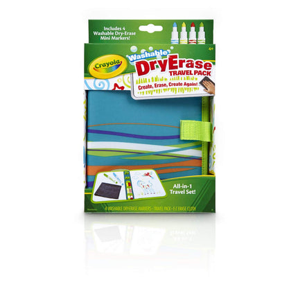 Crayola Washable Dry Erase Travel Pack, Whiteboard