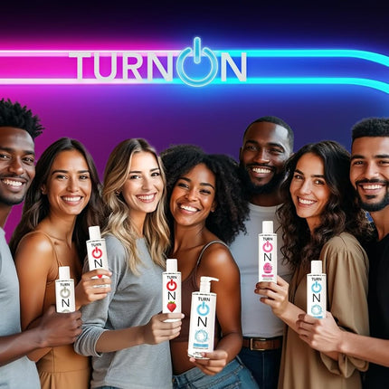 Turn On Silicone Based Sex Lube 32 Ounce. Premium Personal Lubricant for Men Women & Couples. More Long Lasting Than Water Based. Condom Safe Hypoallergenic Glycerin Paraben Free PH Balanced Intimacy