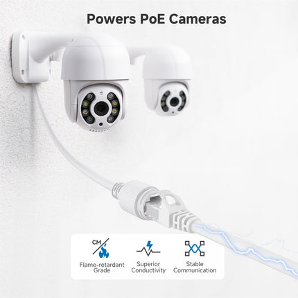 Cable Matters Cat6 Cable de Conexión Ethernet sin Enganche en Blanco de 35 Pies