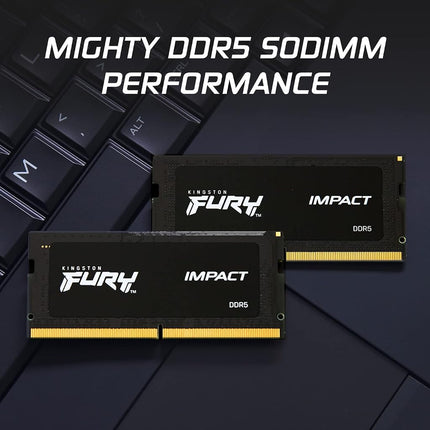 Kingston FURY Impact Notebook Laptop Memory RAM DDR5 6400MT/s 16GB CL38 Gaming SODIMM