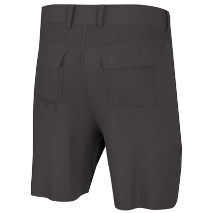HUK Men's Standard Next Level 7", Quick-Drying Fishing Shorts, Iron, Large