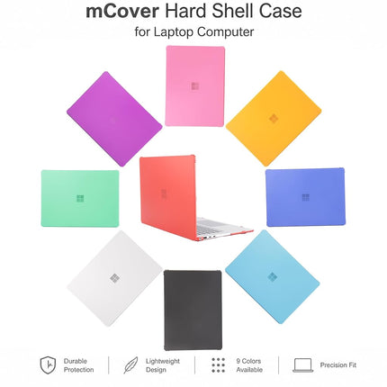 mCover Case ONLY Compatible for 2024+ 15" Microsoft Surface Laptop 7 (Model# 2037) Windows PC with ARM CPU and AI-Powered Copilot+ (NOT Fitting Other Surface Models) - Purple