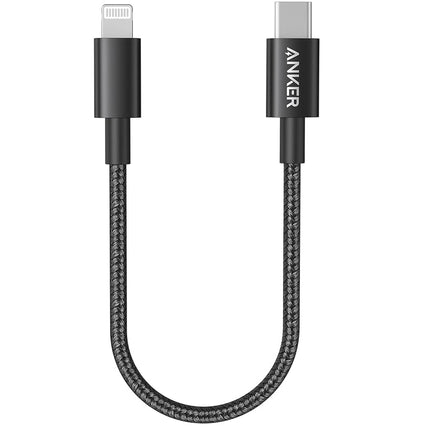 Anker New Nylon USB C to Lightning Cable, Apple MFi Certified for iPhone 14 Series, and More (6FT,Red)