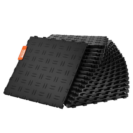 VEVOR Garage Tiles Interlocking, 12 x 12 x 0.53 in