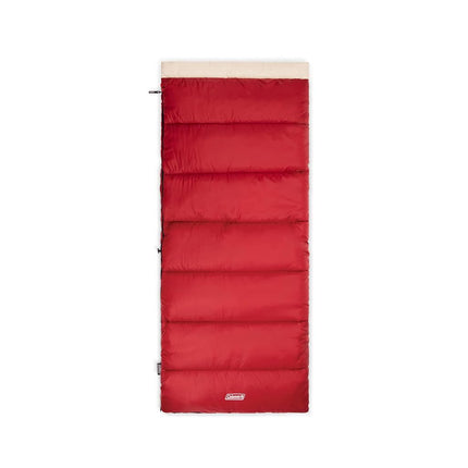 Saco de dormir Coleman Flatlands para adultos 30/40/10.0 °C Material 100 % reciclado Opciones grandes y altas Saco de dormir para clima fresco