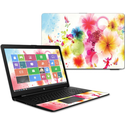 MightySkins Skin For HP 17t Laptop 17.3" (2017) - Pollinate | Funda protectora de vinilo, duradera y única | Fácil de aplicar, quitar y cambiar estilos | Fabricado en EE. UU.