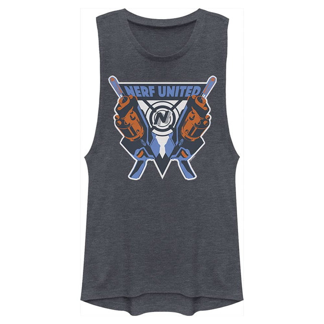 Hasbro Women's United Blaster T-Shirt, Denim Blue 