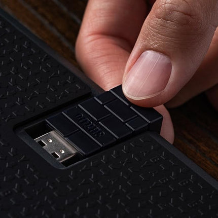 8BitDo All-Button Arcade Controller for Switch/Switch 2 & Windows – Bluetooth, 2.4G, Wired Connectivity, Low-profile Mechanical Switches, 4 Programmable Buttons, Hot-swappable PCB