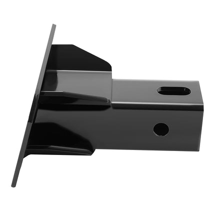 Receptor de enganche ALMULOO de 2 pulgadas compatible con Polaris Ranger XP Kinetic Crew 1000 EPS UTV 2018-2024 Enganche delantero de acero de servicio pesado