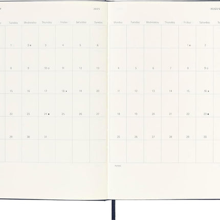 MOLESKINE - 2025-12 Month Daily Hard Cover Diary - Large - Black