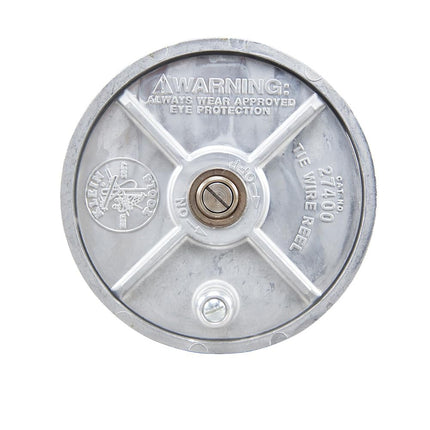 Juego de carrete para atar alambre Klein Tools 80149, incluye carrete para alambre y almohadilla de carrete para alambre, perilla de rebobinado para almacenamiento de alambre atador sin enredos, 2 piezas