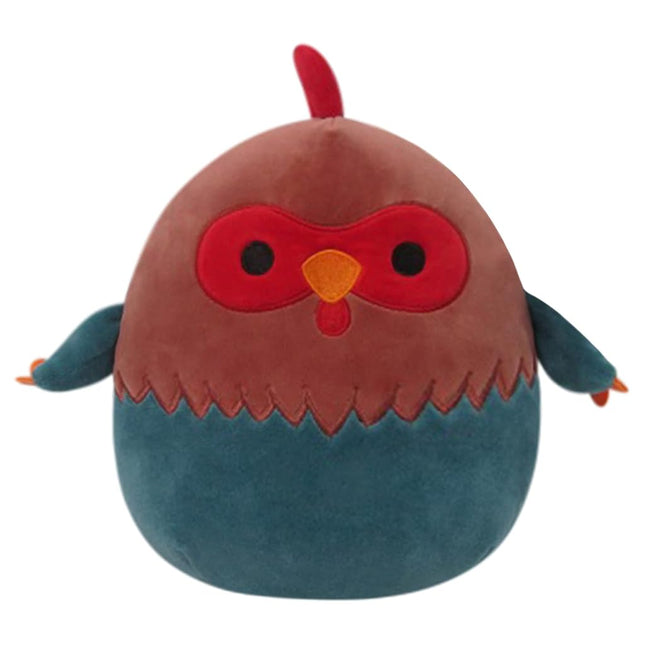 Squishmallows 8" Red and Blue Rooster - Little Ultrasoft Official Kelly Toy Plush