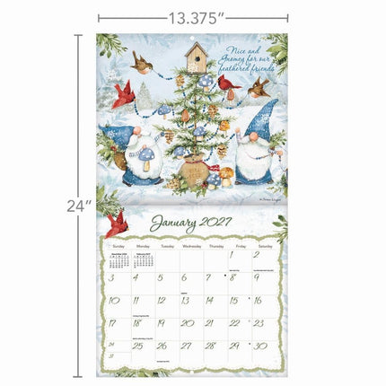 Gnome Sweet Gnome 2027 Wall Calendar by Susan Winget