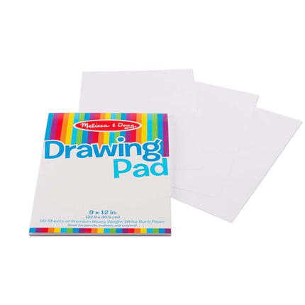 Melissa & Doug Drawing Pad (9 x 12 inches) with 50 Sheets of White Bond Paper