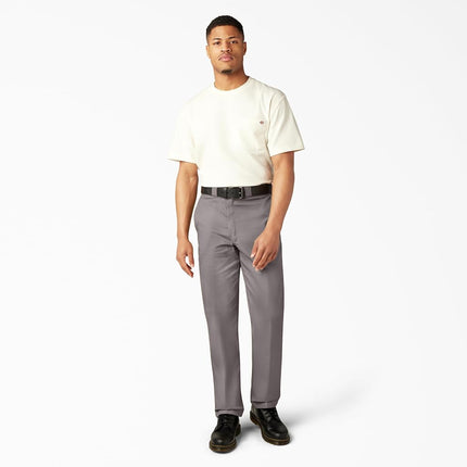 Dickies Men's Original 874 Work Pants, Silver, 32W x 32L