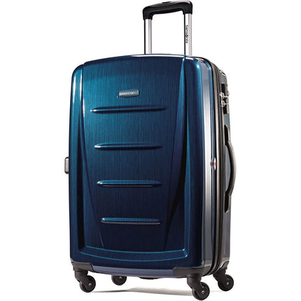 Samsonite Winfield 2 Hardside Luggage with Spinner Wheels, Deep Blue, Checked-Large 28-Inch