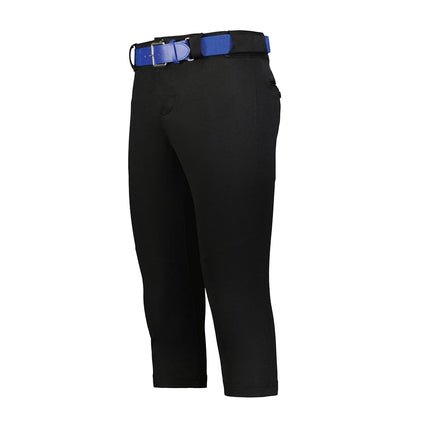 Russell Athletic Girls Deck Softball Knicker Pants, Black, S